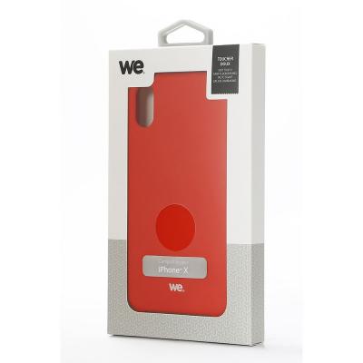 WE Coque silicone rigide - iphone xs max - rouge