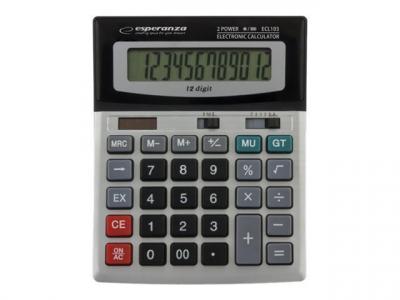 ESPERANZA ECL103 - Calculatrice de bureau - 12 chiffres 