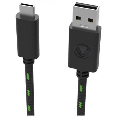 SNAKEBYTE C&acirc;ble Usb Type-c 5 M&egrave;tres  Noir Et Vert