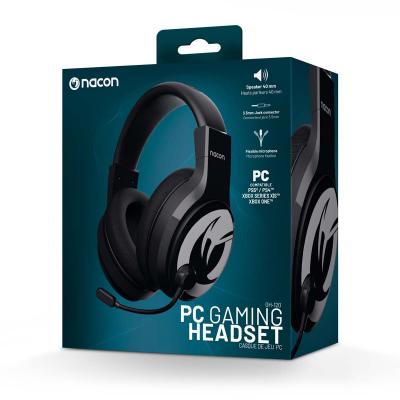  Casque Gaming St&eacute;r&eacute;o Pcgh-120 Noire Nacon