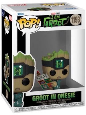 FUNKO Figurine  Groot POP! Vinyl Groot PJs w/book 9 cm- - Figurine