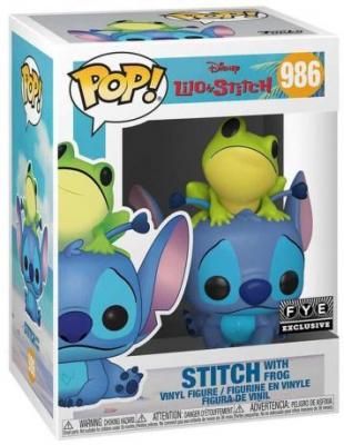 FUNKO Figurine  Pop - Lilo Et Stitch [Disney] N&deg;986 - Stitch Avec Grenouille (51795)