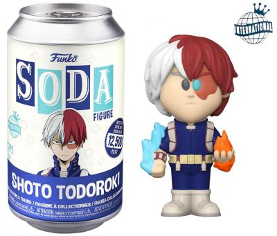 FUNKO Figurines Pop  MY HERO ACADEMIA - POP Soda - Todoroki avec Chase