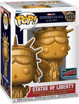  Figurine Pop [Exclusive] Marvel Spider-Man : Statue de la libert&eacute; (Comic Con) [1123]