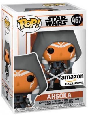 FUNKO  Pop Star Wars The Mandalorian Ahsoka Hooded Exclusive Orange