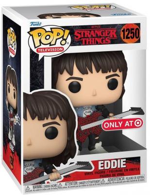  Funko Stranger Things Pop! Tv Vinyl Figure Eddie With Guitar Special Edition 9 Cm Multicolore 