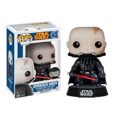 FUNKO Figurine Star Wars - Unmasked Darth Vader Pop 10cm