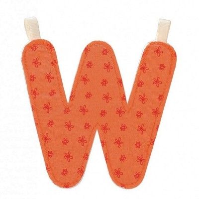 LILLIPUTIENS Lettre de l'alphabet d&eacute;corative w - 