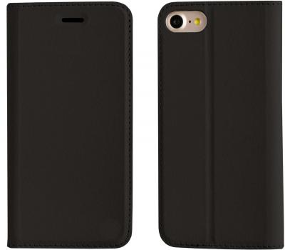 ALTADIF Akashi Etui Folio Porte Carte Noir iPhone SE 2022 / 8 / 7