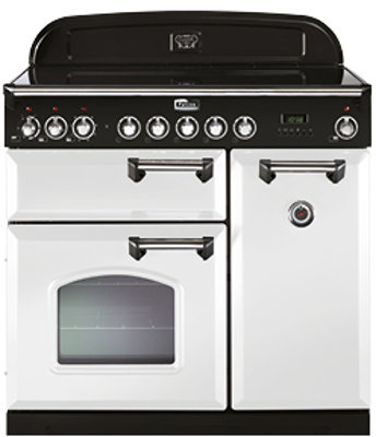 FALCON Piano de cuisson  BLANC CHROME 90 CM INDUCTION CDL90EIWH/C-EU