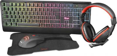 TRUST INTERNATIONAL BV Trust PACK GAMING 4 EN 1 ZIVA clavier Fran&ccedil;ais