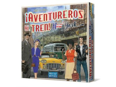 ASMODEE  &iexcl;aventureros Al Tren! New York Board Game Multicolore