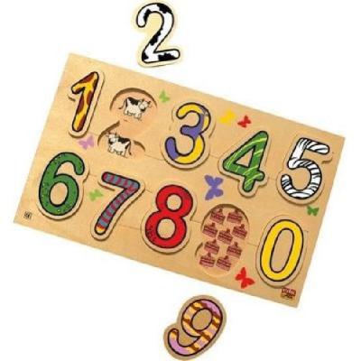  Edufun - Ef 12075 - Jouet en Bois - Puzzle - Chiffres et Quantit&eacute;s