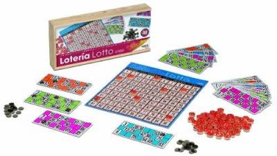  Cayro - 749 - jeu de plateau - loto - coffret bois