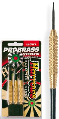 HARROWS  - Jeu de 3 Fl&eacute;chettes - Embout Acier - Pro Brass - LIGHT