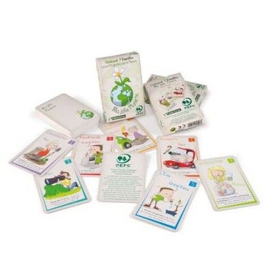 FRANCE CARTES Jeu De 7 Familles - Qualit&eacute; Grimaud Pefc Gamme Verte : Ma Jolie Plan&egrave;te