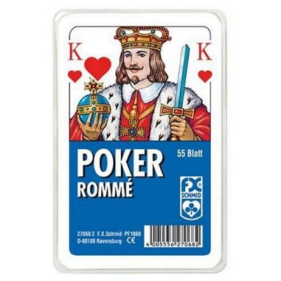 RAVENSBURGER Jeu De Cartes - Poker - 55 Cartes : Version Allemande