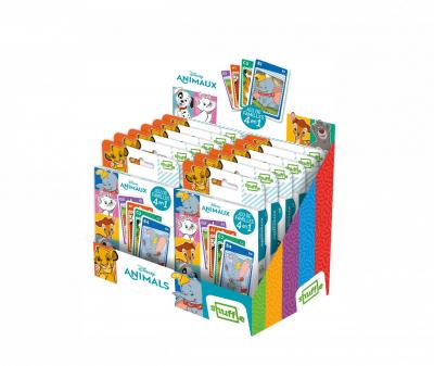 CARTAMUNDI Jeu Enfants Disney Animaux - Jeu De Cartes 4en1 - Display - 10006050-0001