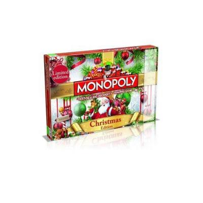WINNING MOVES Jeu de soci&eacute;t&eacute; Monopoly de No&euml;l en &eacute;dition limit&eacute;e