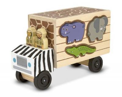 MELISSA & DOUG Melissa & Doug rago&ucirc;t d'animaux en bois pour animaux, 10 pi&egrave;ces