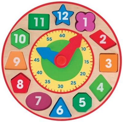 MELISSA & DOUG Horloge de tri de formes Melissa & Doug