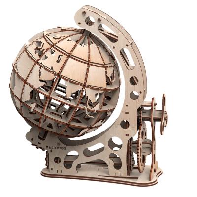 Gigamic Globe Maquette 3d Mobile En Bois