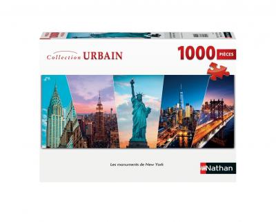 NATHAN  Puzzle 1000 Pi&egrave;ces - Les Monuments De New York 