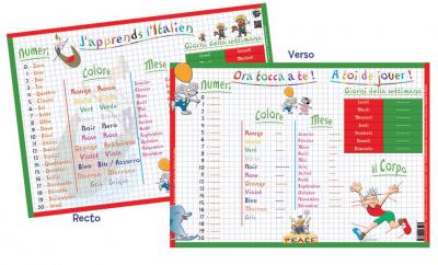 MGM Permanent Mixte Sous Main Italien Set Table Educati