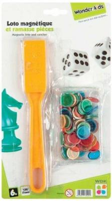 WONDERKIDS WDK ASIA  Ramasse 100 Pions Loto Magn&eacute;tiques