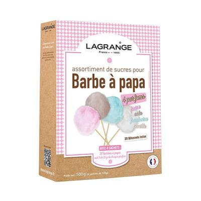 LAGRANGE Barbe &agrave; papa  ASSORT GOUTS*4