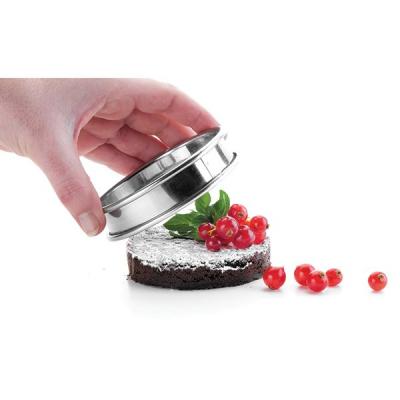 LACOR Cercle &agrave; tarte en inox  18/10 - 10X2,2 cm