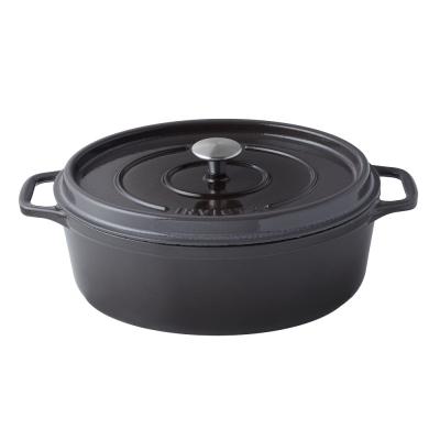 INVICTA  Cocotte ovale - &Oslash; 29 cm - Taupe - Tous feux dont induction