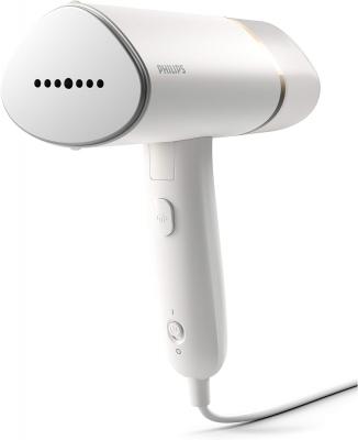 PHILIPS D&eacute;froisseur Vapeur 1000w Blanc Avec Plaque M&eacute;tallique 