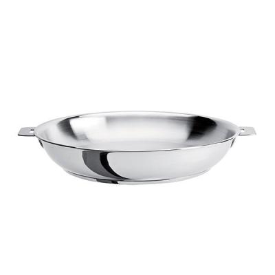 CRISTEL Poele haute en inox 28 cm mutine poignee amovible - 