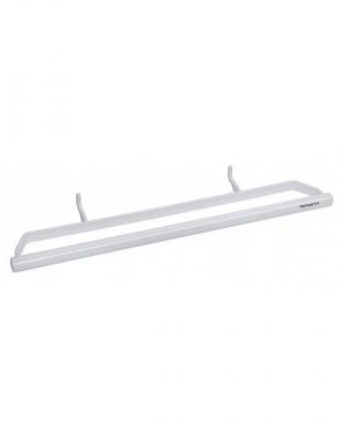 GENERIQUE Porte-serviettes pour radiateur blanc RAWELL 61x4,8x14 cm