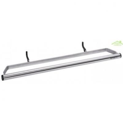 BEMETA Porte-serviettes radiateur en acier inox brillant RAWELL 61x4,8x14cm