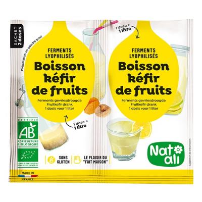 NAT ALI Pr&eacute;paration en poudre pour k&eacute;fir de fruits Nat-ali