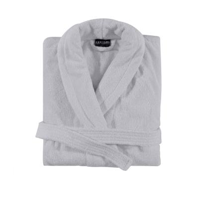 ESSIX Peignoir de bain uni en coton blanc XXL
