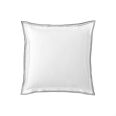 DESIGNERS GUILD Taie d'oreiller unie en percale de coton, Astor Gris 