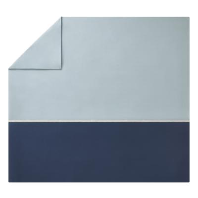 ESSIX  Toi et Moi Embruns Housse de Couette, Coton, Bleu, 200 x 200 cm