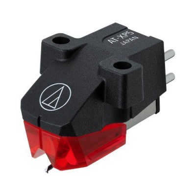 AUDIO TECHNICA  ATXP5 DJ Cartridge with Elliptical Bonded Stylus 1/2"" Mount (Black/Red)