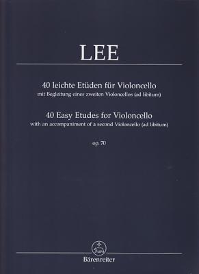 BARENREITER Lee S. - 40 Leichte Etuden Fur Violoncello Op.70