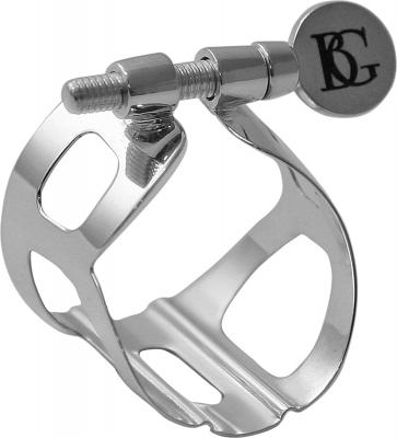 BG FRANCE L17 - Ligature Saxophone Alto Tradition Plaqu&eacute;e Argent