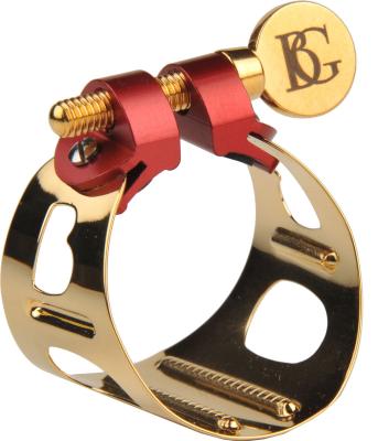 BG FRANCE Ldto - Ligature Saxophone T&eacute;nor - Duo Vernie Or