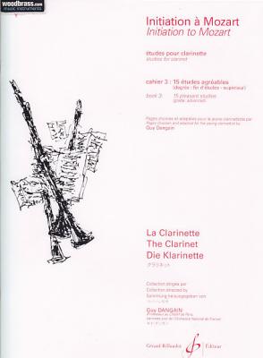 BILLAUDOT Dangain Guy - Initiation A Mozart Vol.3 (etudes) - Clarinette