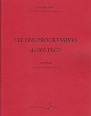 BILLAUDOT Grimoin Alain - 30 Lecons Progressives De Solfege Vol.2