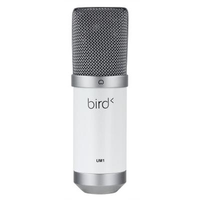 WOODBRASS Microphone USB -  - UM1 - Cardio&iuml;de - Blanc - Enregistrement Home Studio 