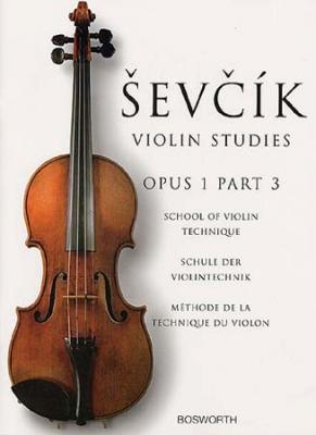 BOSWORTH Sevcik - Etudes Op.1 Part 3 Technique - Violon