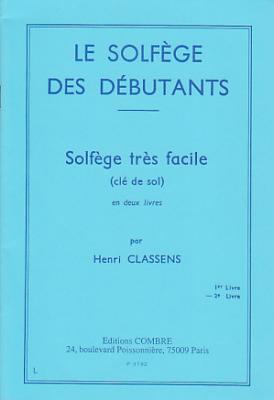 COMBRE Classens Henri - Le Solfege Des Debutants Cle De Sol Vol.2