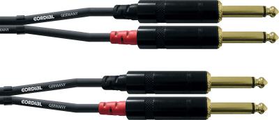 CORDIAL  C&acirc;ble audio double jack mono 3 m
